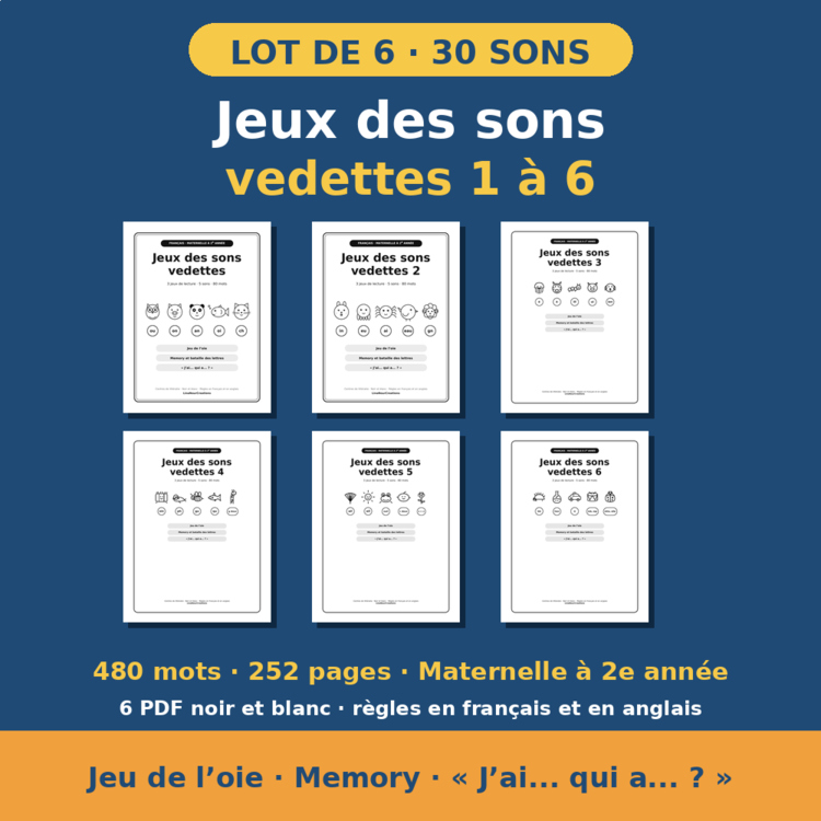 French Phonics Games